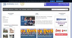 Desktop Screenshot of brieftauben-markt.de